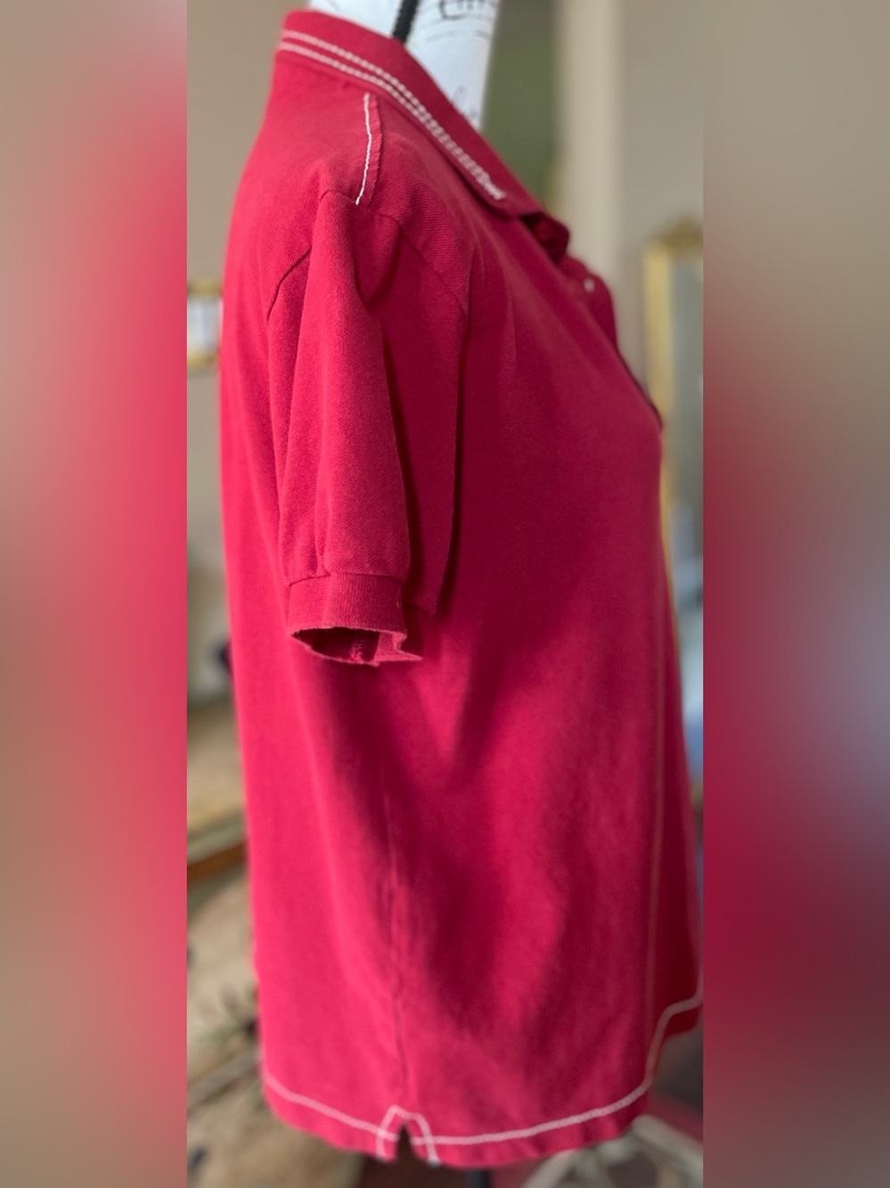“True Religion” Red Polo Shirt